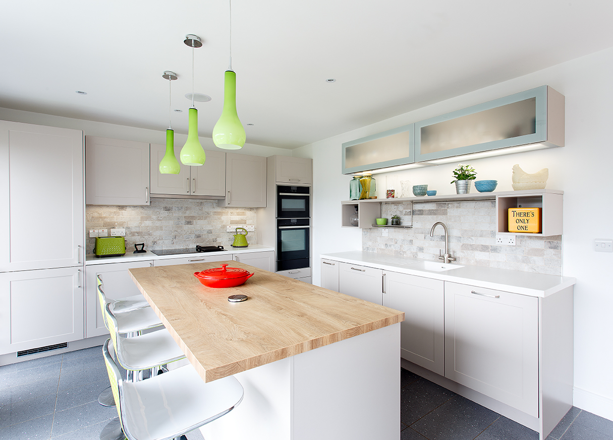 German Contemporary with Hi-Macs Worktops